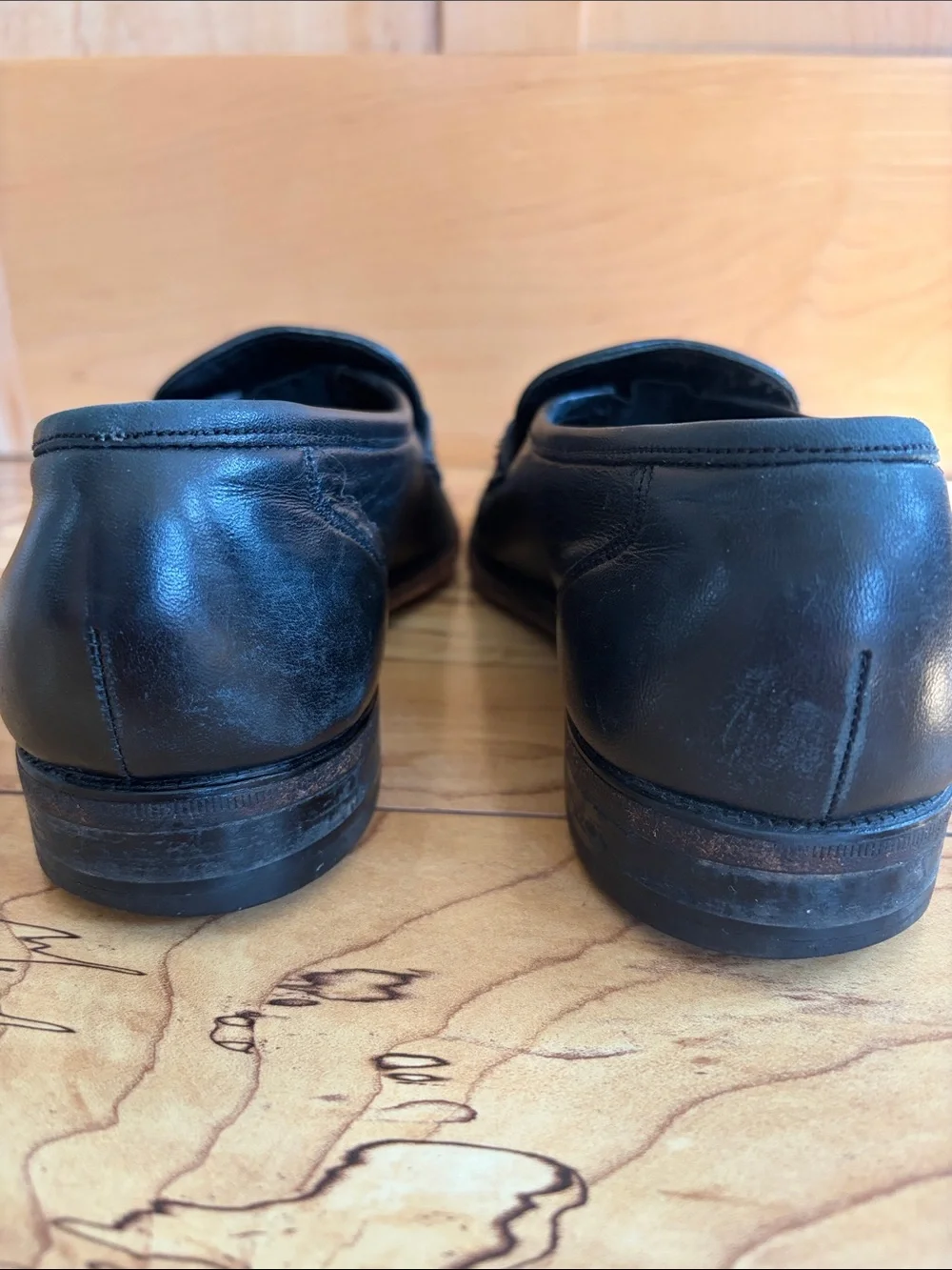 Florsheim Imperial Classic Black Leather Loafer Dress Shoe Mens 8D
